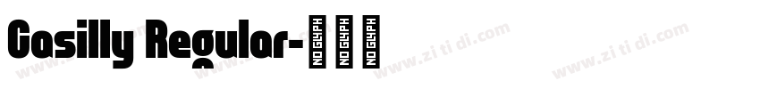 Casilly Regular字体转换